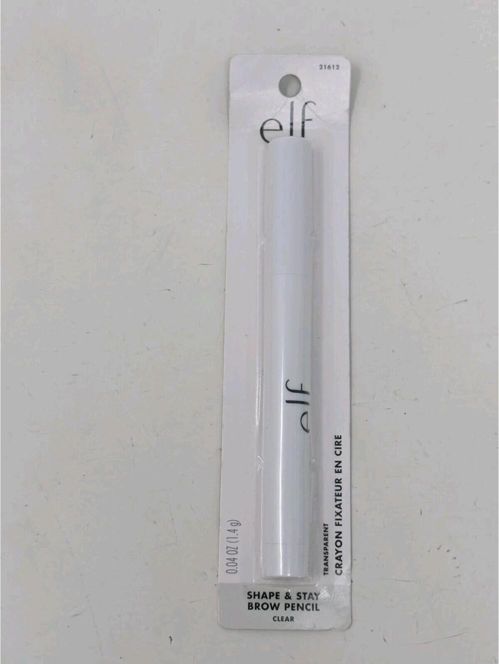 e.l.f. Shape & Stay Brow Pencil Universal Formula, Clear 0.04 oz.